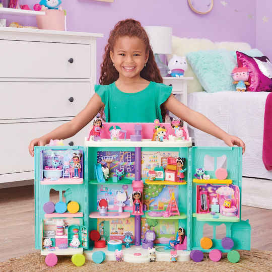 Spin Master Miniature Toy Gabbys Dollhouse Deluxe Room Gabby's Dollhouse Pink for 3+ Years Old (Various Designs/Assortments of Designs) 1pc