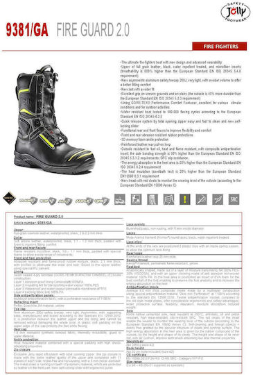Jolly Joy Cizme Militare Impermeabile Cu Membrană Gore-Tex Negre