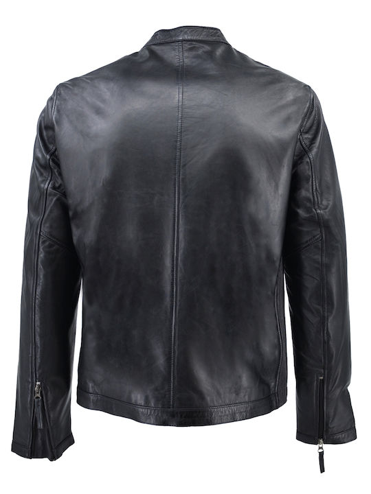 Δερμάτινα 100 Мъжко яке Leather Black