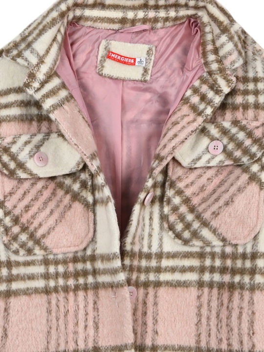 Kids' Casual Jacket Short with Hood Multicolour
