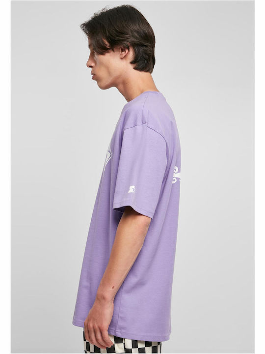 Starter T-shirt Bărbătesc cu Mânecă Scurtă Violet