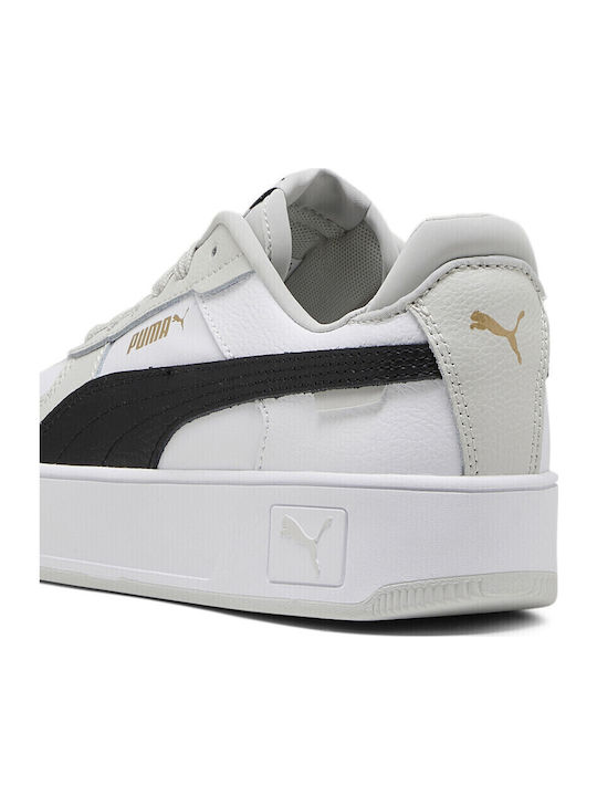 Carina Street Damen Flatforms Sneakers Weiß