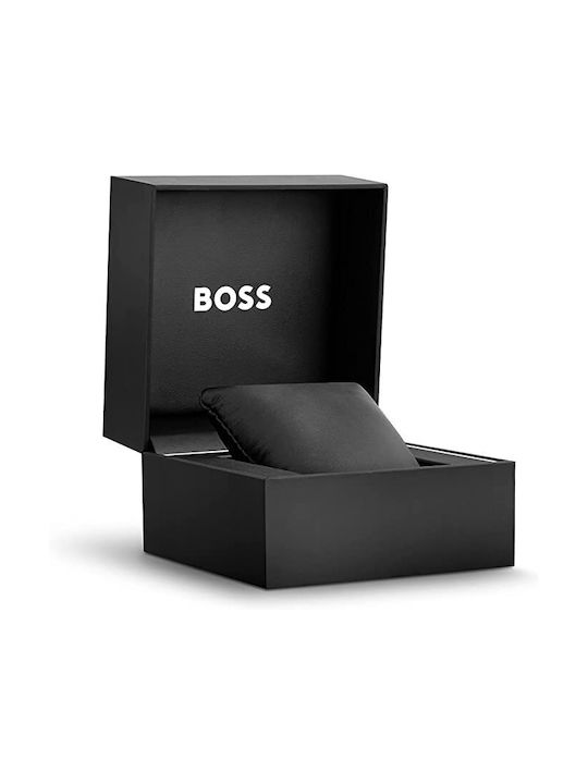 Hugo Boss Energy Ρολόι Χρονογράφος Μπαταρίας με Μεταλλικό Μπρασελέ