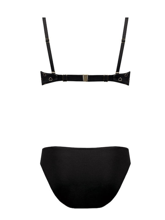 Self Collection Bikini-Set Schwarz