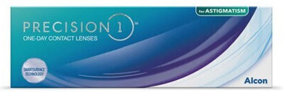 Alcon Precision 1 30 Ημερήσιοι Αστιγματικοί Φακοί Επαφής