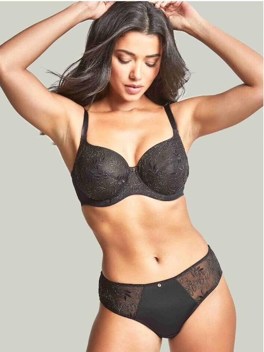 Panache Negru Minimizer Sutien cu Baloane