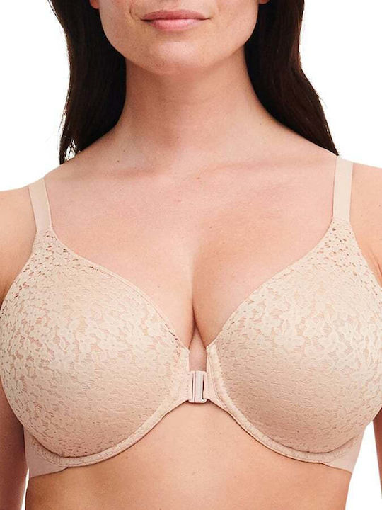 Beige Σουτιέν ohne Polsterung mit Bügel
