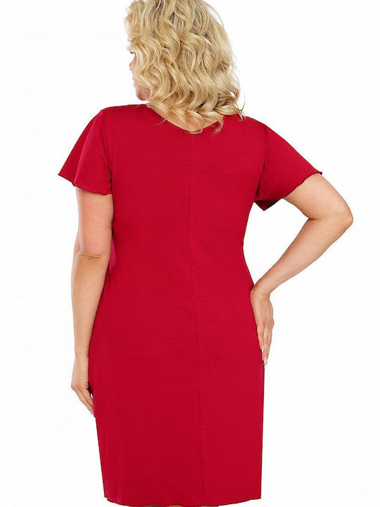 Donna Winter Women's Nightdress Red