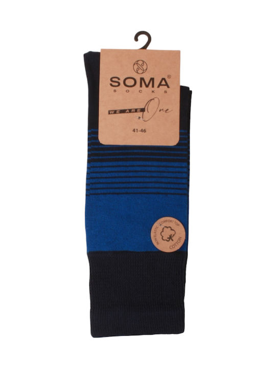 Soma Socks Ανδρικές Κάλτσες με Σχέδια Πολύχρωμες 3Pack
