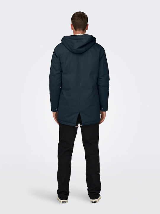 Winter Jacket Parka Blue