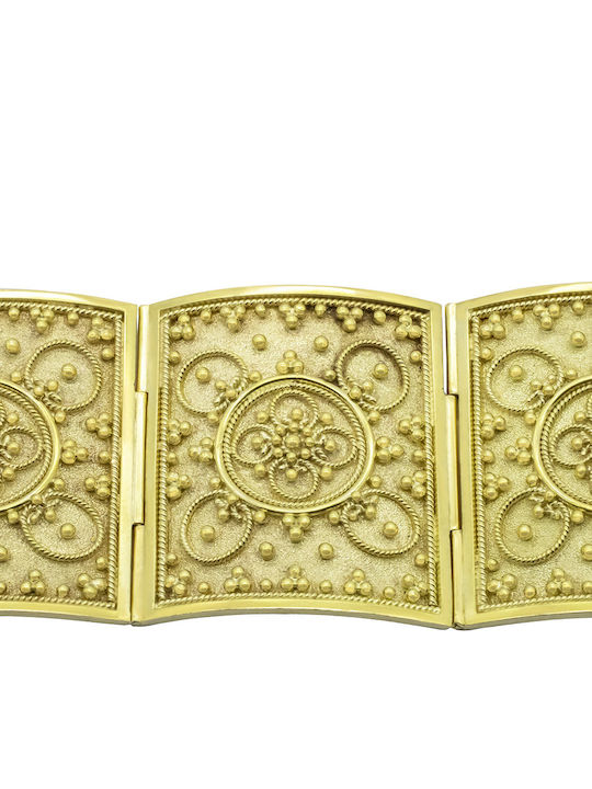 Savvas Design Women's Bracelet made of Gold 18K
