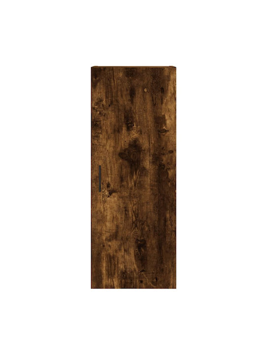 Office Storage Chipboard Cabinet Oak L34.5xW34xH180cm