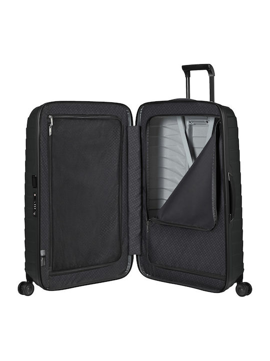 Samsonite Proxis Μεγάλη Βαλίτσα Ταξιδίου Σκληρή Matt Graphite με 4 Ρόδες Ύψους 75εκ.