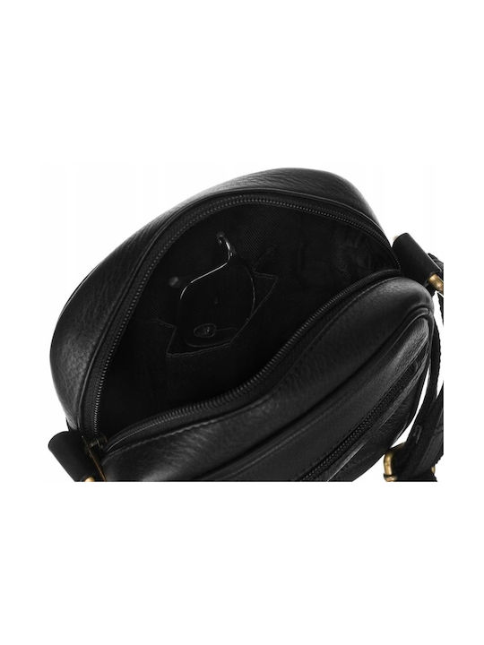 Leder Herrentasche Bote Schwarz