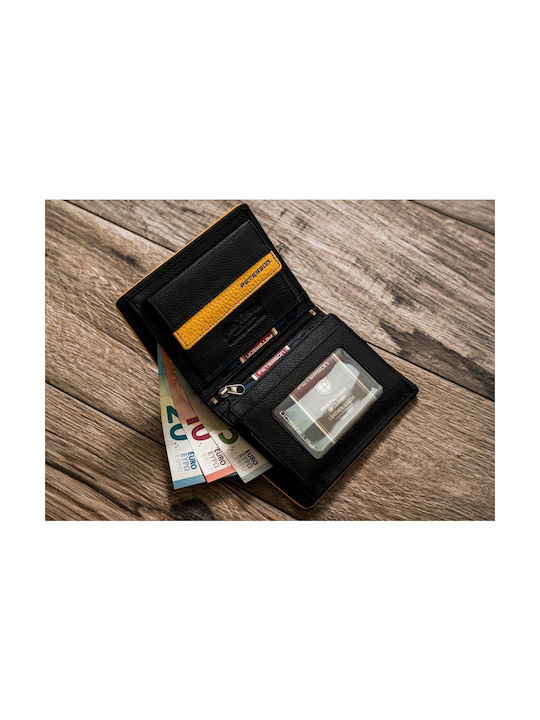 Дървено Мъжко Портмоне с RFID Черно