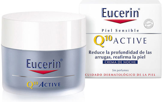 Eucerin Q10 Active Cremă de Fata de Noapte pentru Hidratare Anti-îmbătrânire și Reconstrucție 50ml