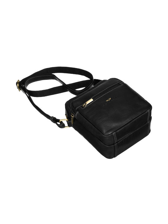 Leather Men's Bag Shoulder / Crossbody Black
