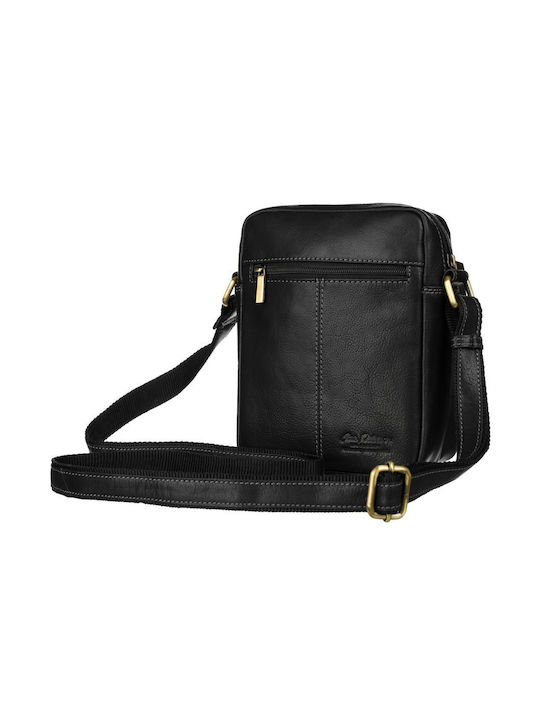 Leather Men's Bag Shoulder / Crossbody Black