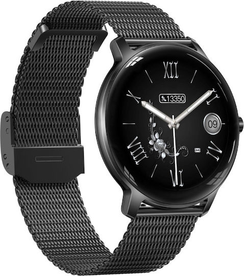 Rubicon SR014E Smartwatch mit Pulsmesser (Schwarz)