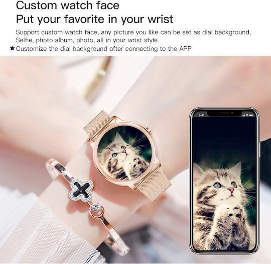 Rubicon SR014E Smartwatch mit Pulsmesser (Schwarz)