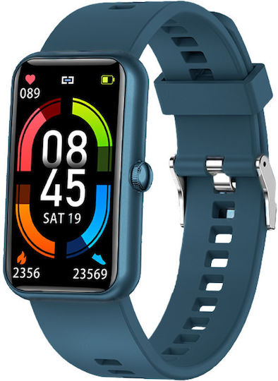 Rubicon SR032F Smartwatch με Παλμογράφο (Σκούρο Πράσινο)