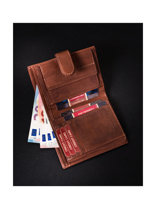 Δερμάτινο Ανδρικό Πορτοφόλι Καρτών με RFID