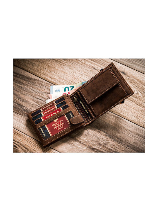 Дървен Мъжки Портфейл За Карти С RFID