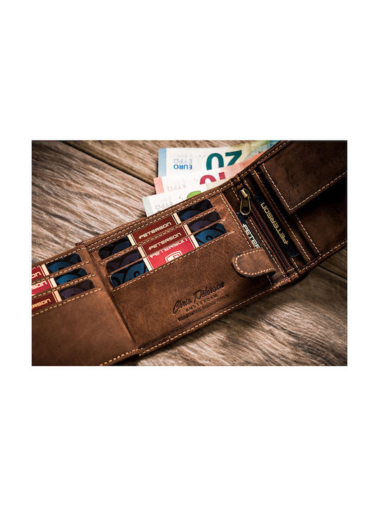 Дървен Мъжки Портфейл За Карти С RFID