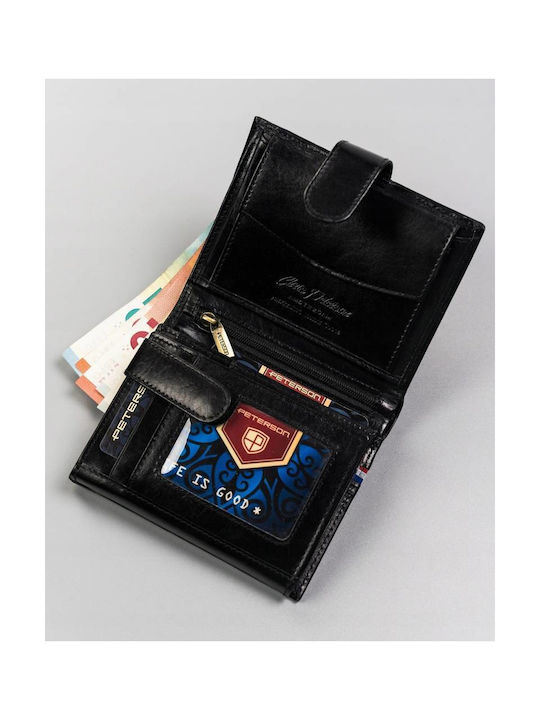 Leather Men's Wallet Cards with RFID