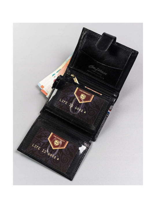 Leather Men's Wallet Cards with RFID