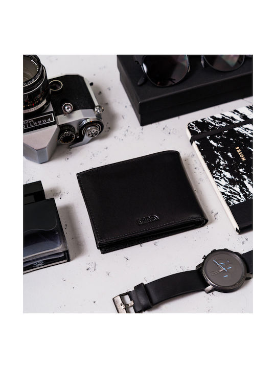Кожен Мъжки Портфейл за Карти с RFID