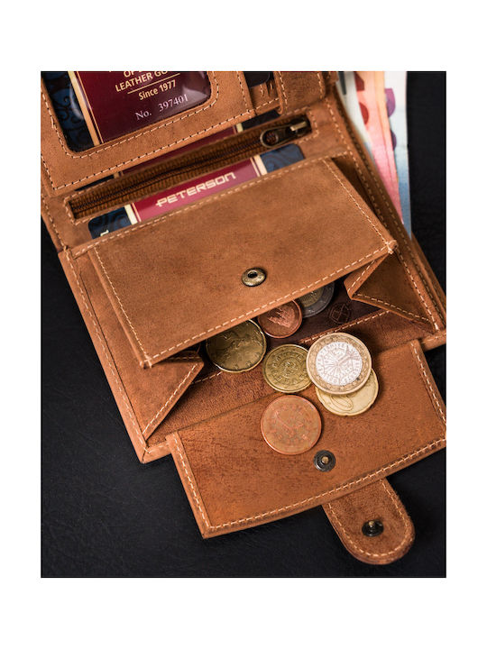 Leather Men's Wallet Cards with RFID