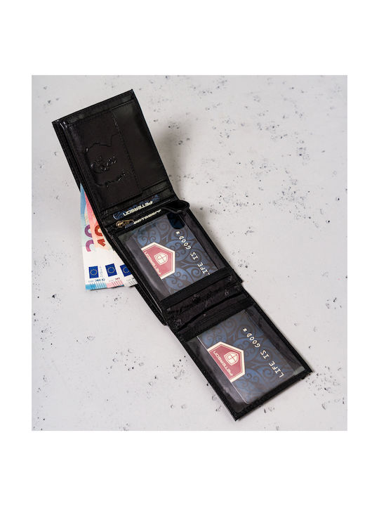 Кожен Мъжки Портфейл за Карти с RFID
