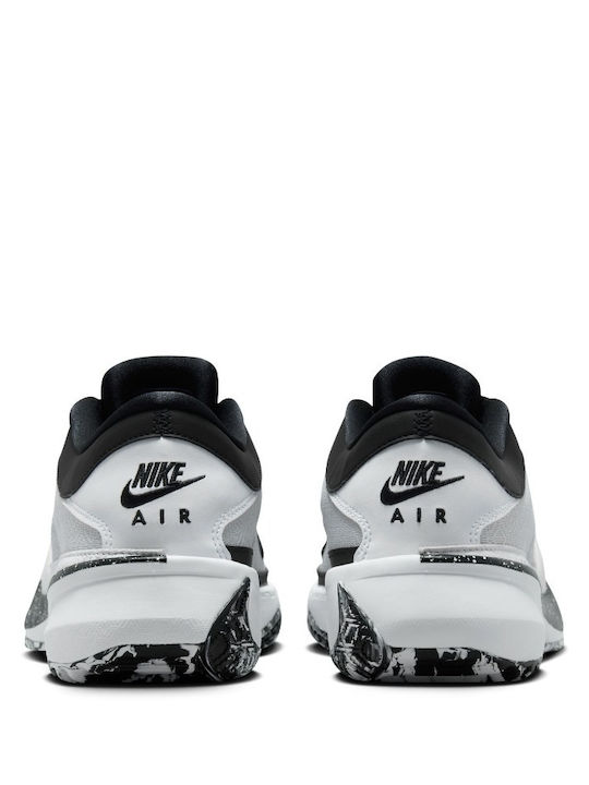 Giannis Freak 5 "Oreo" Χαμηλά Μπασκετικά Παπούτσια White / Black