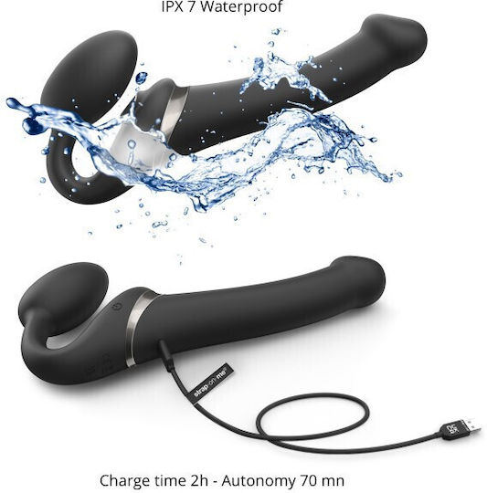 Strap On Me Trägerlos Strap On mit Dildo mit Vibration