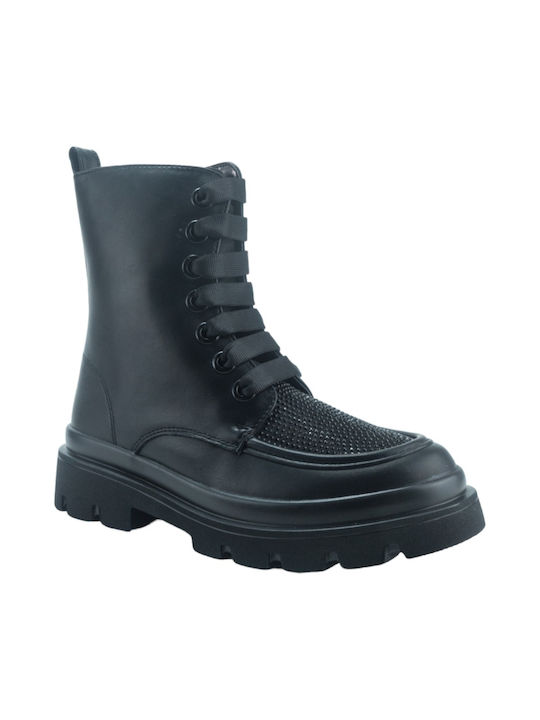 Meridian Kids Boots with Zipper Black