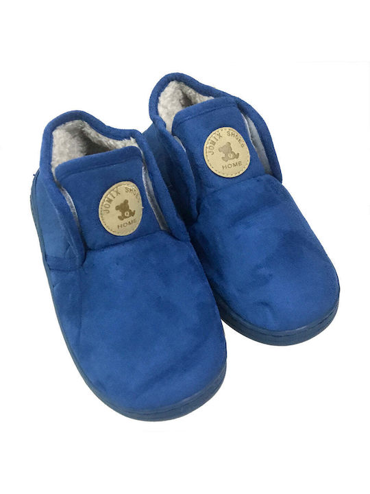 Ustyle Boys Closed-Toe Bootie Slippers Blue