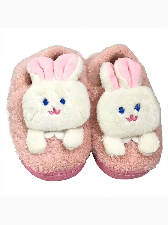 Ustyle Girls Closed-Toe Slippers Pink