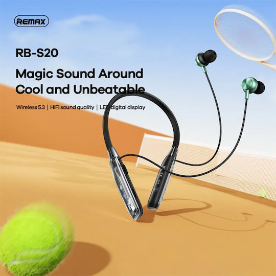 Remax Rb-s20 In-ear Bluetooth Handsfree Ακουστικά Λευκά