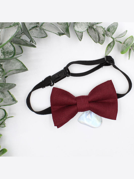 JFashion Βρεφικό Υφασμάτινο Παπιγιόν Μπορντό JFashion Βρεφικό Υφασμάτινο Παπιγιόν Μπορντό