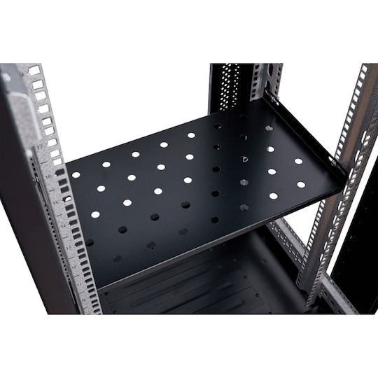 Eucom Επιδαπέδια Καμπίνα Rack 27U 60x60x140cm Μαύρο P27-60-60
