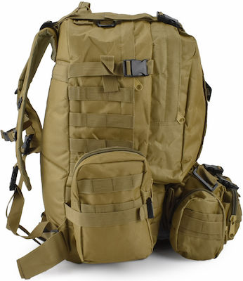 Mcan Military Backpack Backpack in Brown Color 50lt