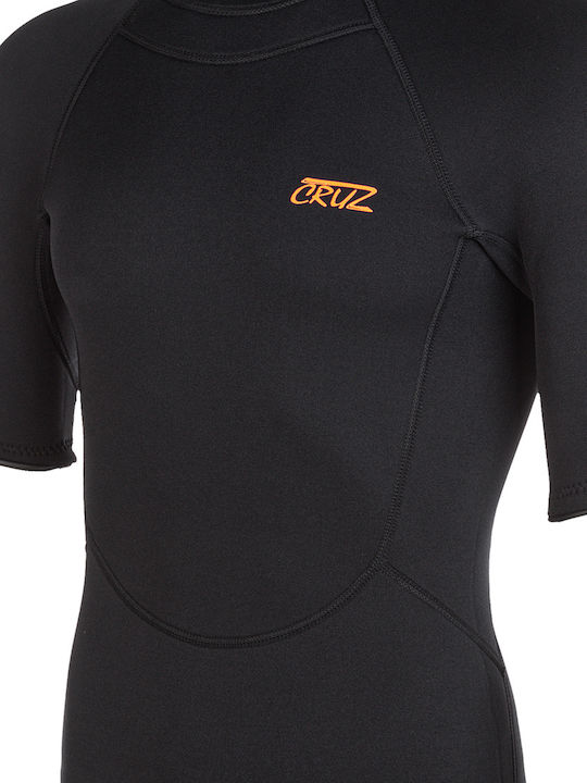 Cruz Pipeline S/S Wetsuit Playsuit Black 3mm
