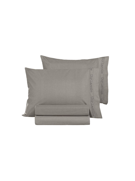 Guy Laroche Bettlaken Doppelter 200x265cm. Color Plus Dark Wenge
