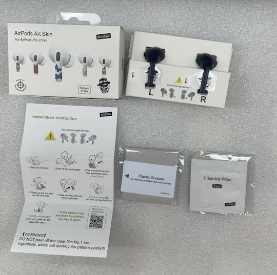 Rockmax Art Skin 155appys Αυτοκόλλητα σε Πολύχρωμο χρώμα για Apple AirPods Pro 2
