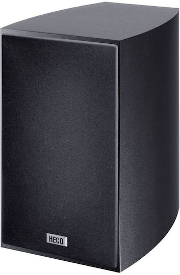 Heco Victa Elite 302 D1345802P Pair of Hi-Fi Speakers Bookself 80W 2 No of Drivers W20xD31xH35.2cm. Black
