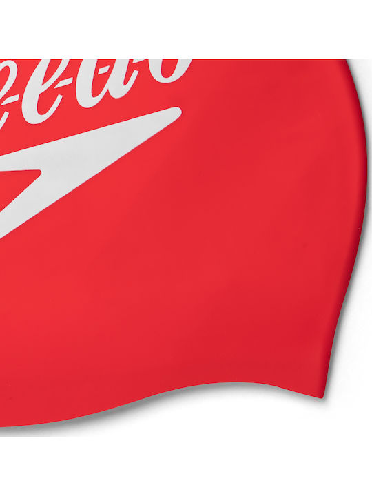 Speedo Silicone Adults Swimming Cap Red