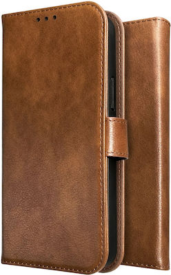 Rosso 2 Synthetic Leather Wallet Brown (iPhone 15 Pro)