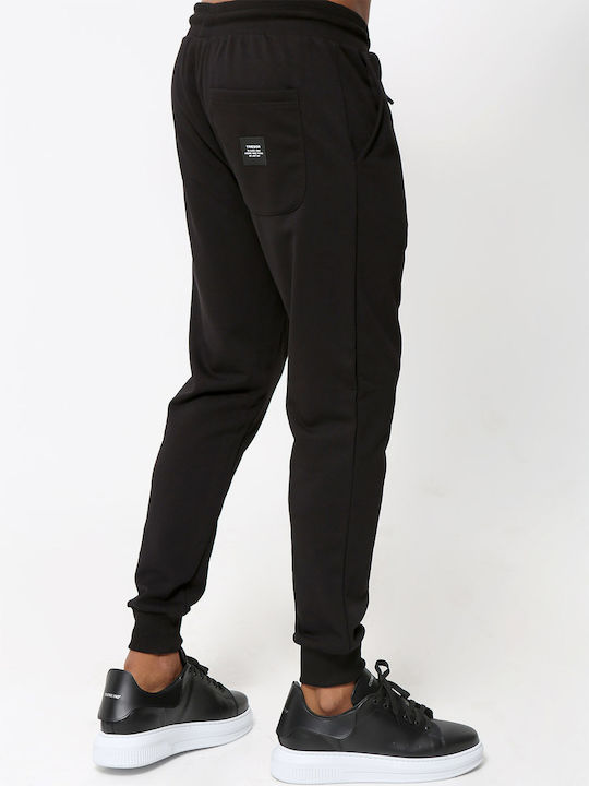 Tresor Men's Sweatpants with Rubber Black