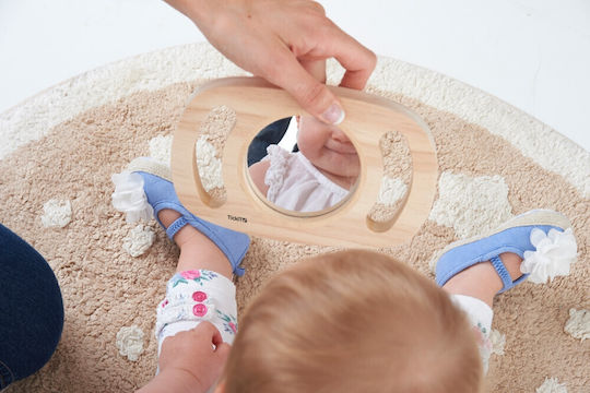 TickiT Baby Aktivitätsspielzeug Spiegel aus Hölzern